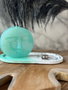 Aberto Design Glamour Candle 21ST - Conjunto de Velas de Concreto Azul y Blanco